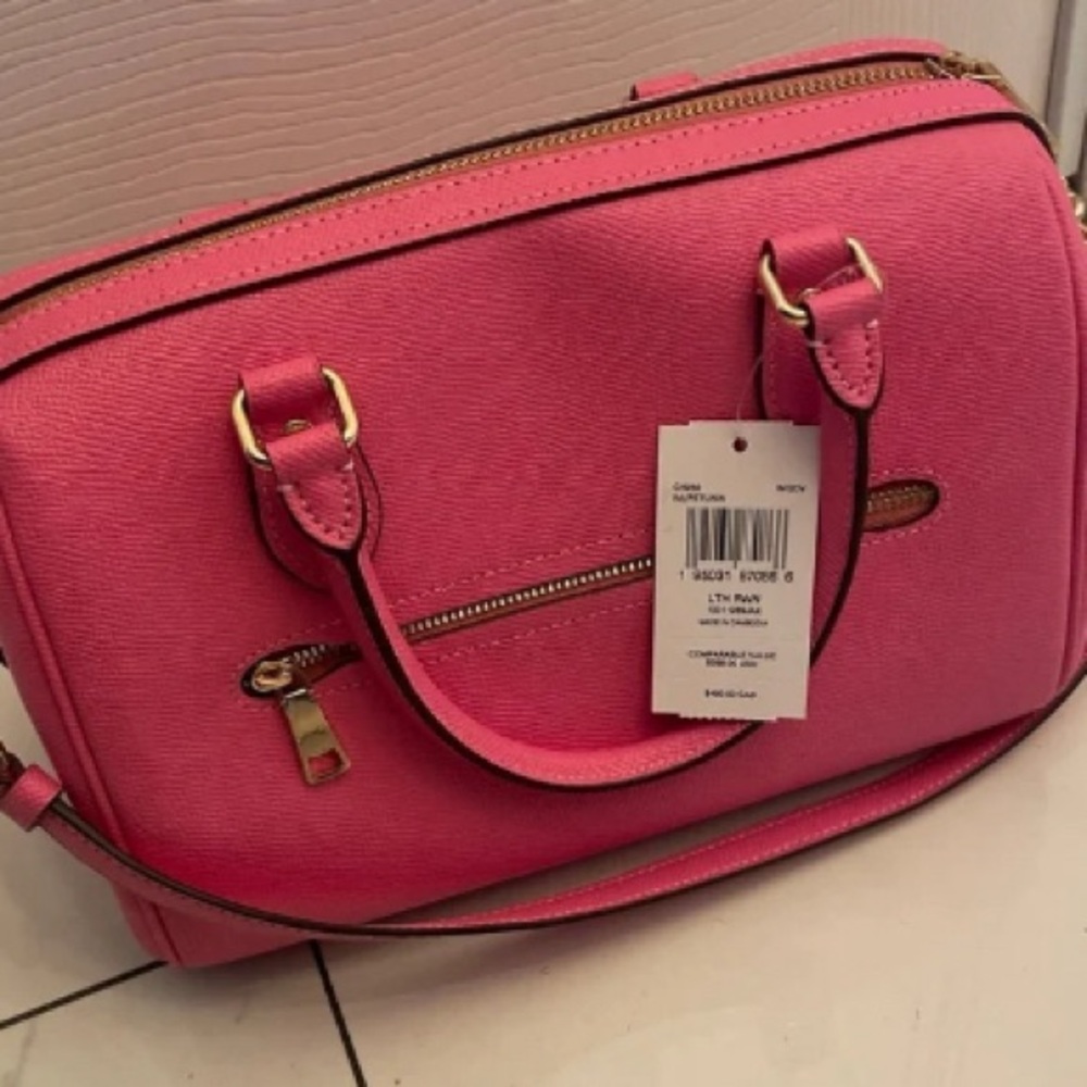 new Coach Rowan Petunia satchel with tags